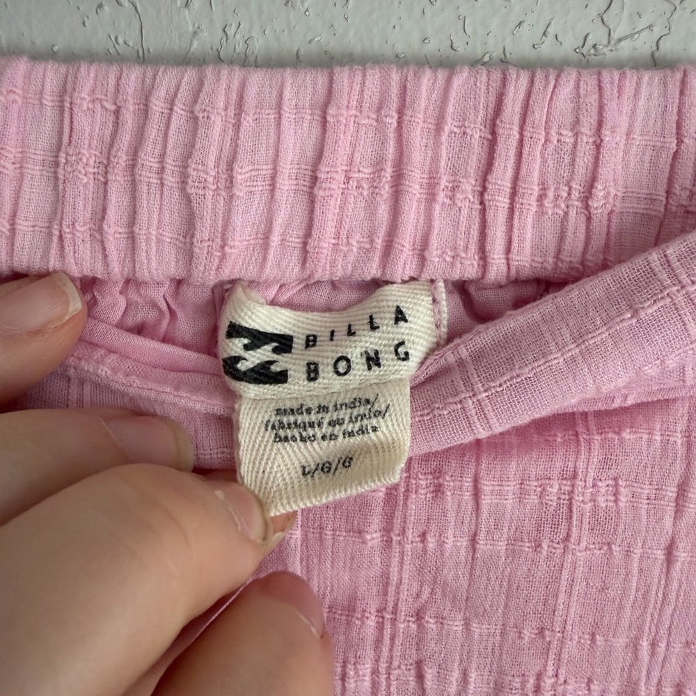 Billabong Light Pink Tiered Maxi Skirt - Picture 3 of 5